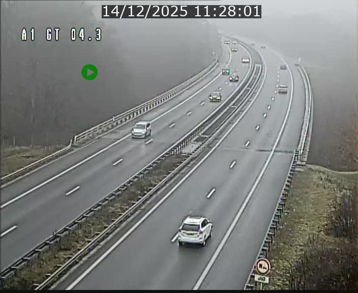 Traffic live webcam Luxembourg Itzig - A1 direction Sandweiler - BK 4.3
