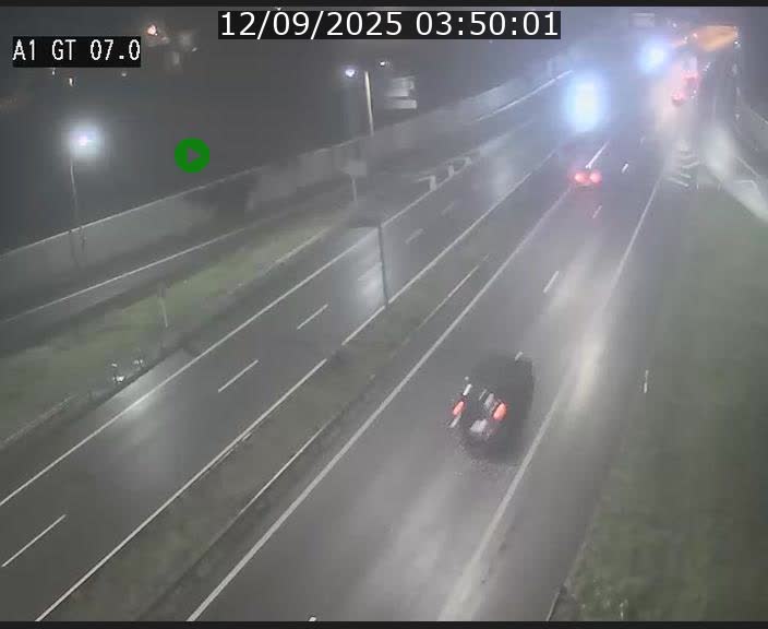 Traffic live webcam Luxembourg Cents - A1 direction Kirchberg - BK 7