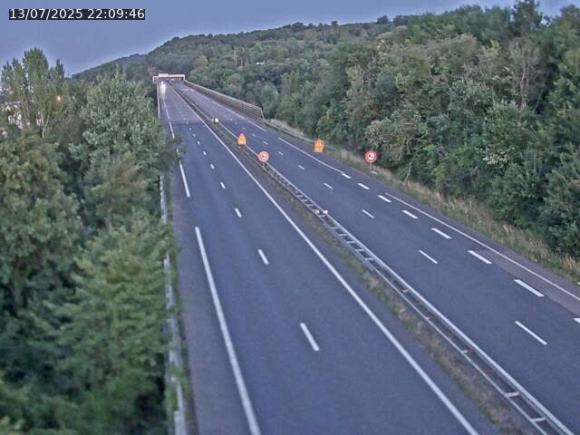 Caméra autoroute France - A30, Hayange direction Metz