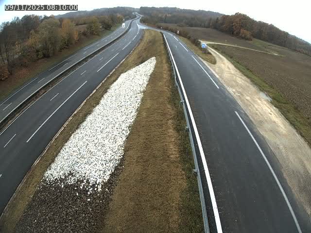 Webcam trafic à la Houpette, sur la Nationale 4 (N4) dans la commune de Rupt-aux-Nonains