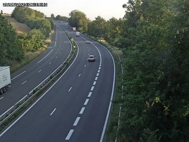 Caméra autoroute France - A33, Rosières direction Lunéville