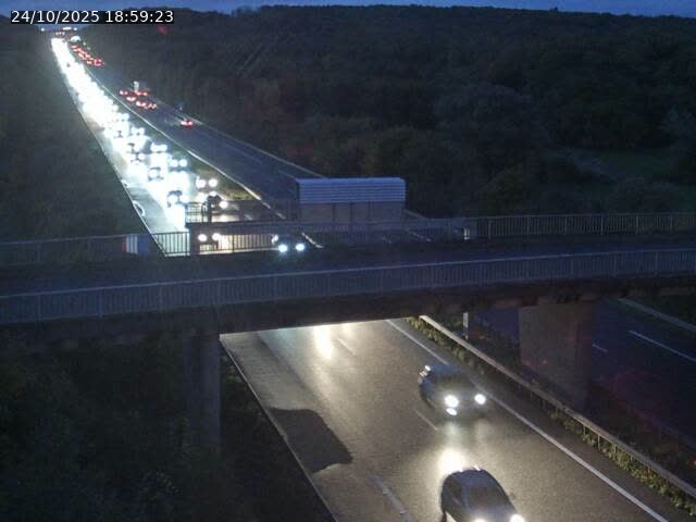 Caméra autoroute France - A31, Zoufftgen direction Luxembourg-ville, à la frontière entre la France et le Luxembourg
