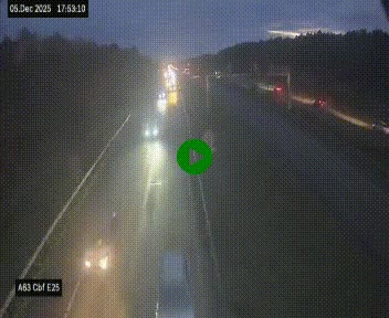Webcam autoroute A63 en périphérie de Bordeaux au sud-est de la ville, en provenance du bassin d'Arcachon. Vue orientée vers Bordeaux