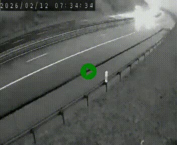 Caméra autoroutière France - A75, Engayresque, entre Millau et Séverac-le-Chateau, en direction de Montpellier