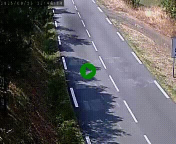 Caméra routière France - N102, au niveau du col de Montmirat à Saint-Etienne-du-Valdonnez à 1039 mètres d'altitude