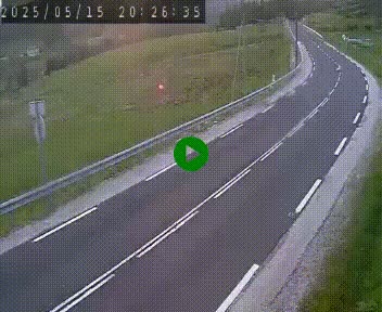 Webcam routière au niveau du col de la Chavade en Ardèche, sur la N102 à 1266 mètres d'altitude