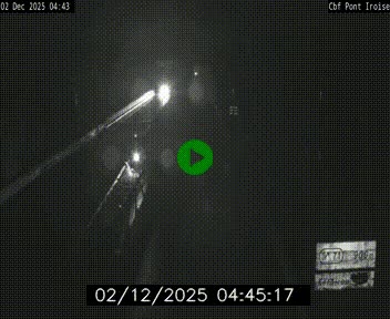 Webcam sur la N165 après le Pont de l'Iroise, à l'entrée de Brest