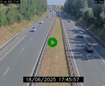 Webcam sur le périphérique de Rennes (N136) à hauteur de Tizé, à l'est de la ville