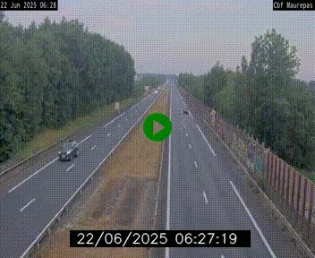 Webcam sur le périphérique de Rennes (N136) à hauteur de Maurepas, au nord de la ville
