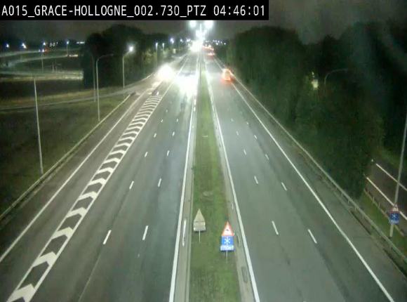 Caméra trafic Belgique - Grâce-Hollogne - E42, jonction avec A604, direction Loncin/Aéroport de Liège -  BK 3.2