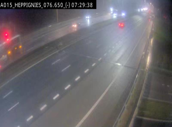 Webcam autoroute Belgique - Heppignies - E42 direction Namur - BK 76.4