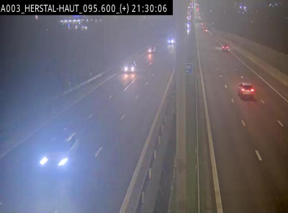 Webcam autoroute Belgique - Herstal - E40 direction Aix-la-Chapelle - BK 97
