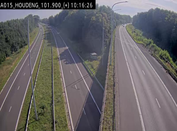 Webcam autoroute Belgique - Houdeng-Goegnies - Jonction E19/E42 direction Tournai/Mons - BK 101.85