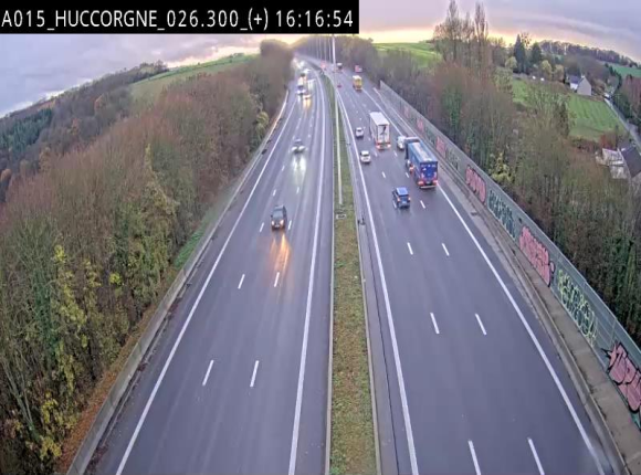 Webcam autoroute Belgique - Viaduc de Huccorgne - E42 