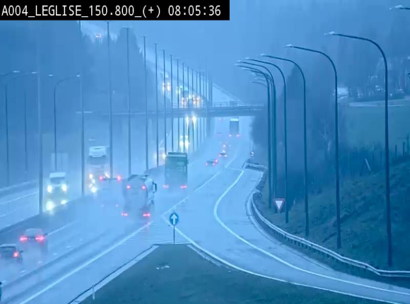 Caméra autoroute Belgique - Côte de Léglise, E411(A4) direction Luxembourg