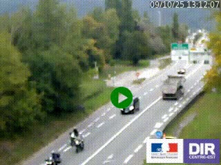 Webcam info trafic à proximité de Vizille sur la N85, au niveau du point de vue du Saut du Moine à Champagnier