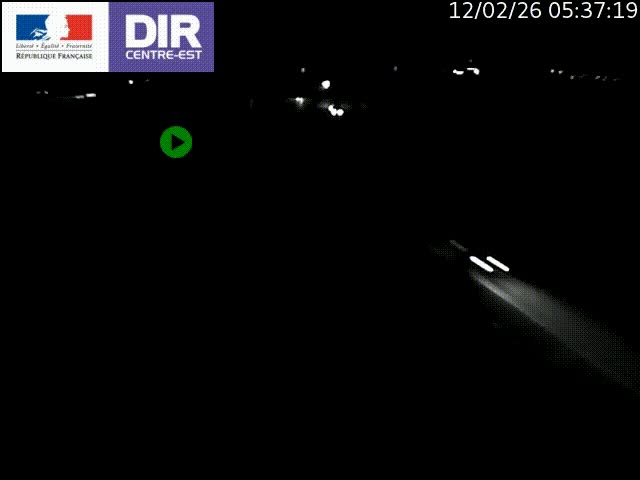 Webcam sur le contournement de Valence, sur la Nationale 7, caméra orientée vers Lyon