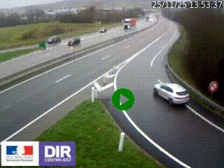 Webcam routière sur la RN6 à Auxerre, à hauteur de la sortie Monéteau, en direction de l'A6 (Gurgy)
