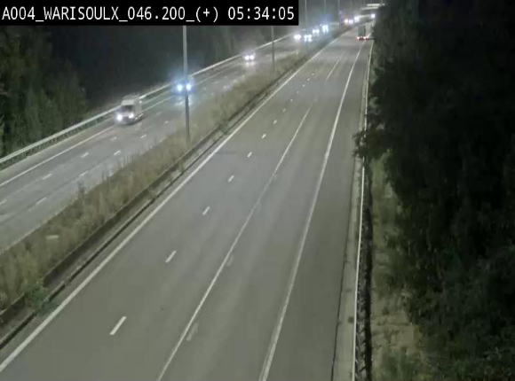 Webcam autoroute Belgique - Warissoulx - E411 - BK 46.2