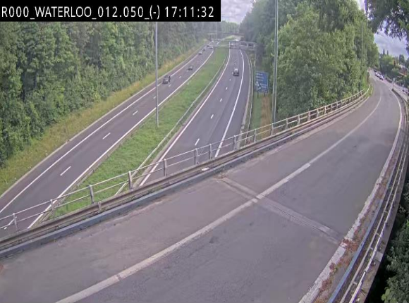 Webcam autoroute Belgique - Waterloo - R0 (ring de Bruxelles) - BK 12.3