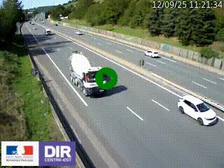 Webcam routière à Saint-Etienne-Terrenoire sur la RN88 avant la jonction entre l'A72 et le Boulevard Périphérique de Saint-Etienne