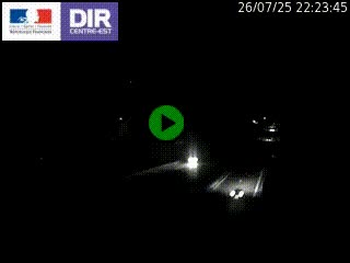 Caméra trafic à Meylan sur la Rocade-Sud de Grenoble en direction d'Aix-en-Provence