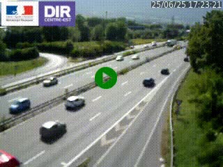 Caméra routière à hauteur de la sortie 15 Chambéry-centre au PK 4,103 en direction d'Albertville