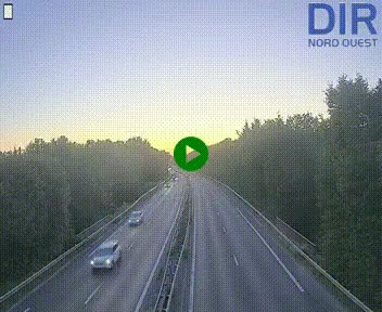 Webcam sur le périphérique de Caen (N814) à l'est de la ville, à Mondeville hauteur de la sortie 2, Presqu'île-Rives de l'Orne, au bout de l'autoroute A13
