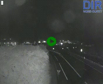 Webcam au début de l'A84 sur le périphérique Ouest de Caen (N814) à hauteur de la sortie 9, Porte de Bretagne
