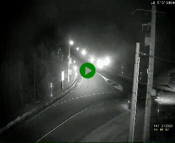 Webcam au carrefour de la croisade, à la jonction entre la N22 et la N320, avant le poste de douane franco-andorrane. Webcam à 1790 mètres d'altitude