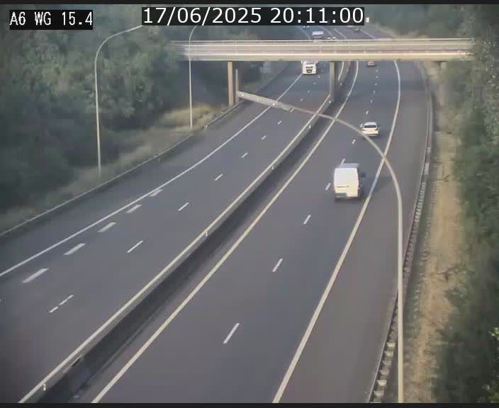 Traffic live webcam Luxembourg Capellen - A6 - BK 15.4 - direction Luxembourg/France/Allemagne