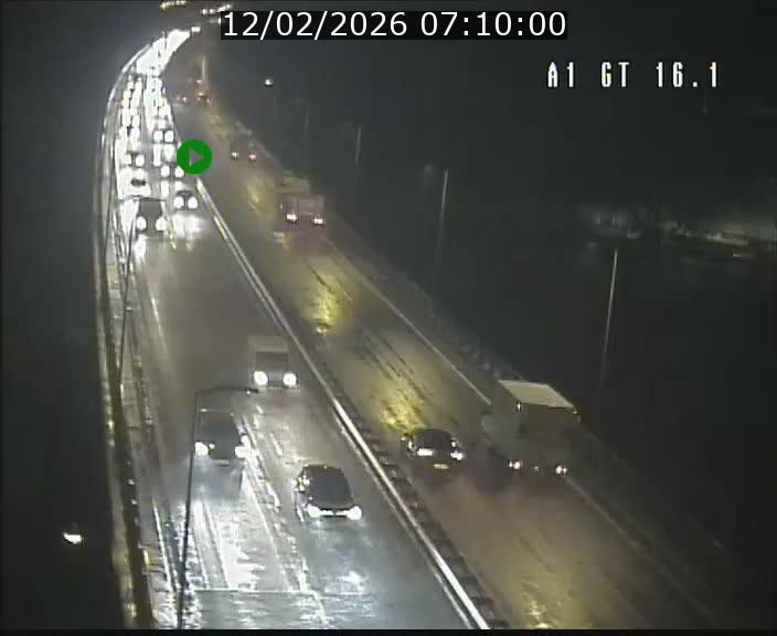Traffic live webcam Luxembourg Niederanven - A1 direction Allemagne - BK 16.1