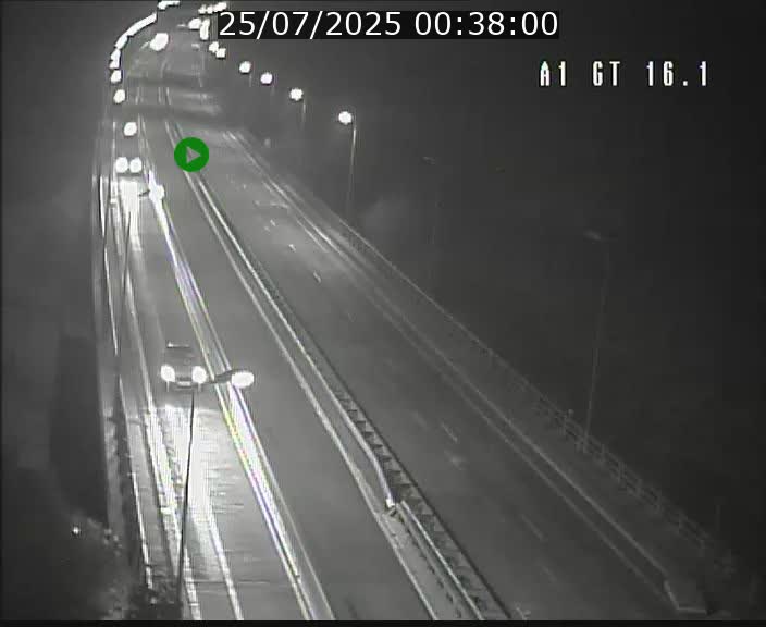 Traffic live webcam Luxembourg Niederanven - A1 direction Allemagne - BK 16.1