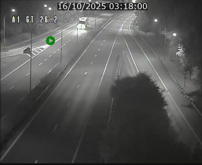 Traffic live webcam Luxembourg Grevenmacher - A1 direction Allemagne - BK 26.2