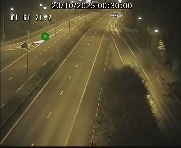 Traffic live webcam Luxembourg Grevenmacher - A1 direction Allemagne - BK 26.2