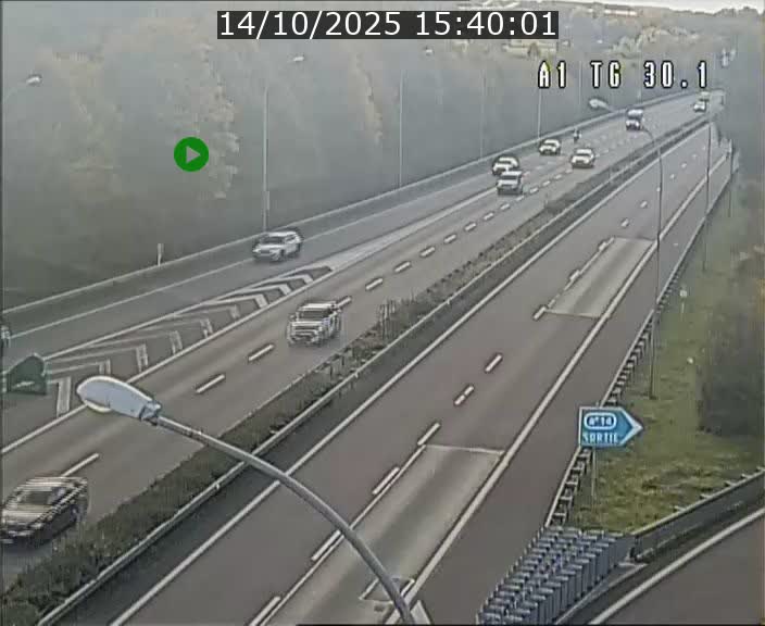 Traffic live webcam Luxembourg Grevenmacher - A1 direction Luxembourg - BK 30.1