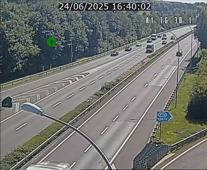 Traffic live webcam Luxembourg Grevenmacher - A1 direction Luxembourg - BK 30.1