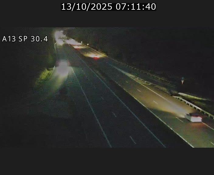Traffic live webcam Luxembourg Altwies - A13 direction Luxembourg-ville - BK 30.4