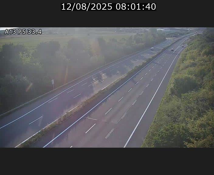 Webcam trafic sur A13 à hauteur de Mondorf-les-Bains en direction d'Altwies