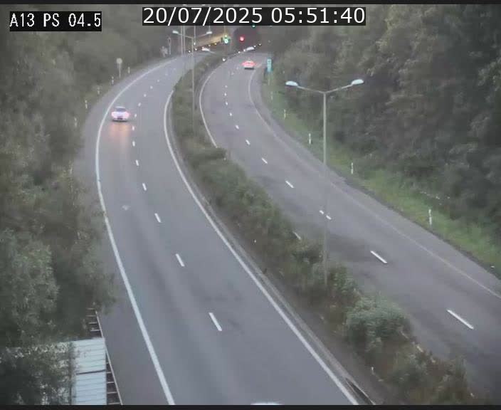 Traffic live webcam Luxembourg Differdange - A13 direction Esch-sur-Alzette - BK 4.5