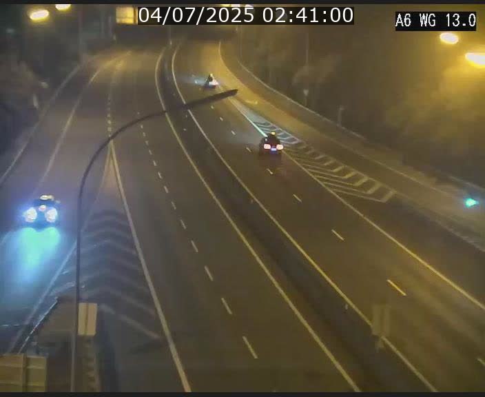 Traffic live webcam Luxembourg Mamer - A6 - BK 13 - direction Luxembourg/France/Allemagne