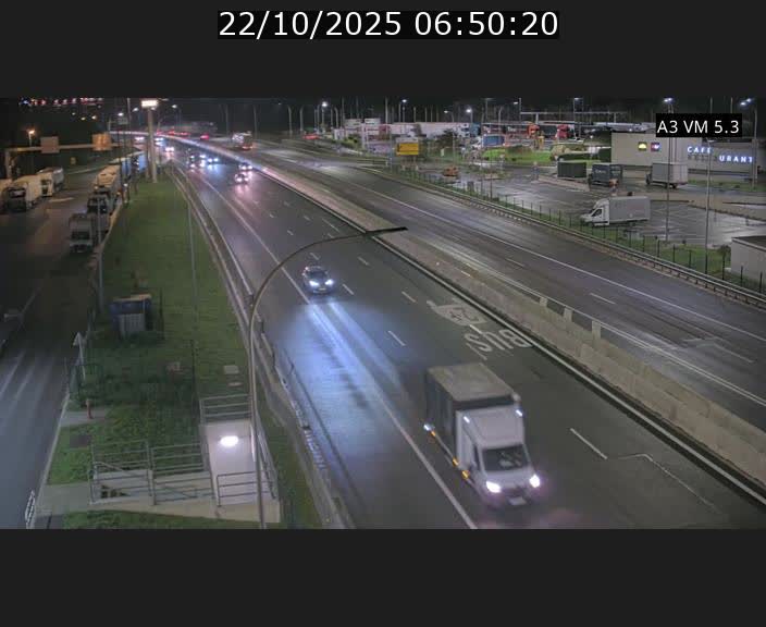 Traffic live webcam Luxembourg Aire de Berchem - A3 - BK 5 - direction France