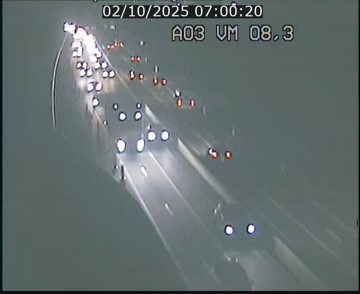 Traffic live webcam Luxembourg Bettembourg - A3 - BK 8.3 - direction France