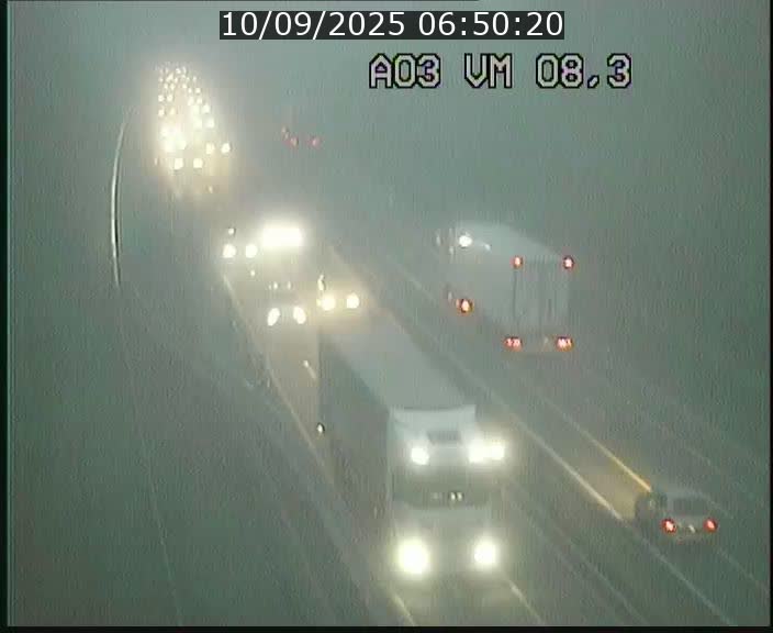 Traffic live webcam Luxembourg Bettembourg - A3 - BK 8.3 - direction France