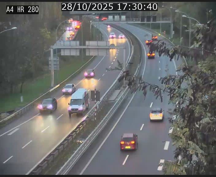 Webcam traffic A4 Luxembourg - BK 0.2 - P+R Bouillon (direction Luxembourg)