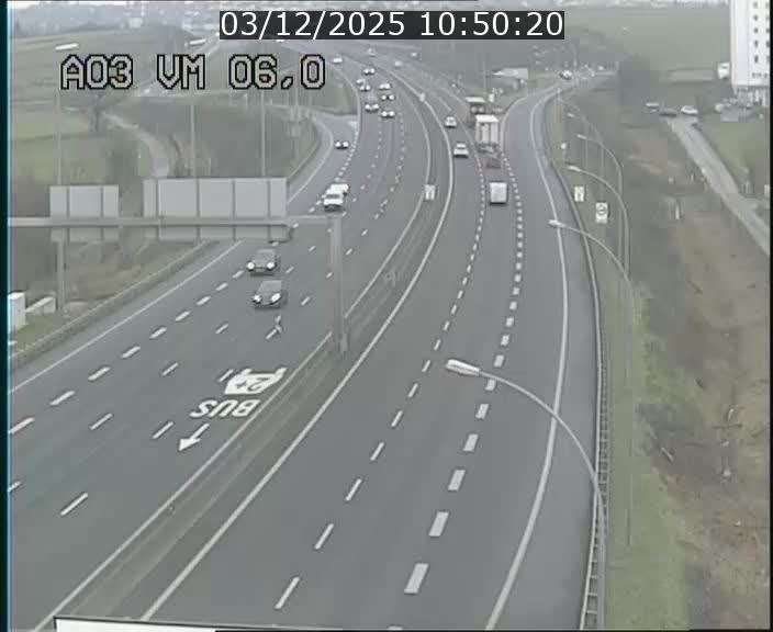 Traffic live webcam Luxembourg Aire de Berchem - A3 - BK 6 - direction France