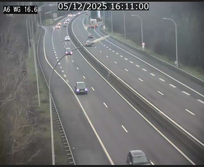 Traffic live webcam Luxembourg Aire de Capellen - A6 - BK 16.6 - direction Luxembourg/France/Allemagne