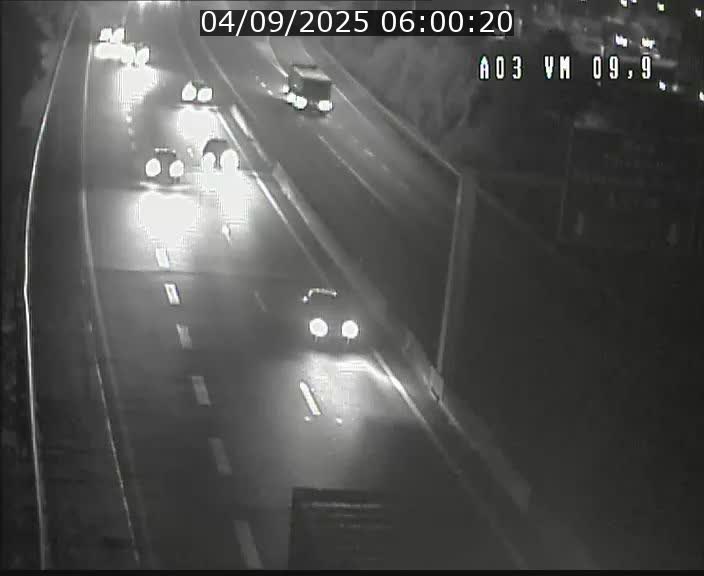 Webcam Autoroute à la Croix de Bettembourg - A3 - BK 9.9 - direction France