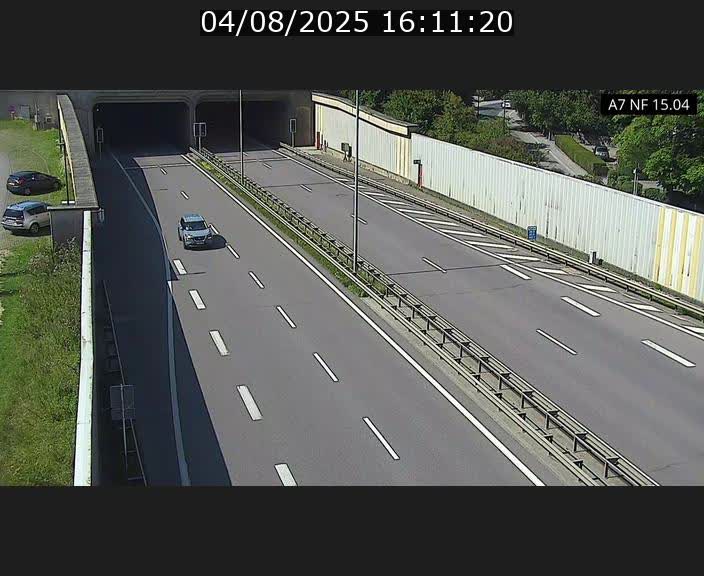 Caméra trafic Luxembourg - A7, Tunnel Mersch, entrée sud, direction Ettelbruck
