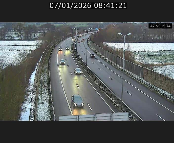Caméra trafic Luxembourg - A7, Tunnel Mersch, entrée nord, direction Lorentzweiler